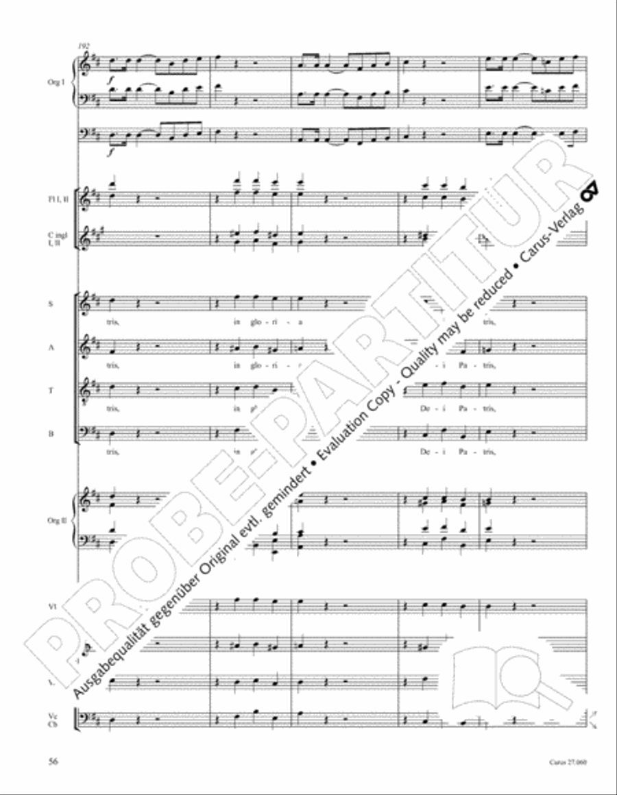 Messe a quatre voix 4-Part scores gallery preview page 67