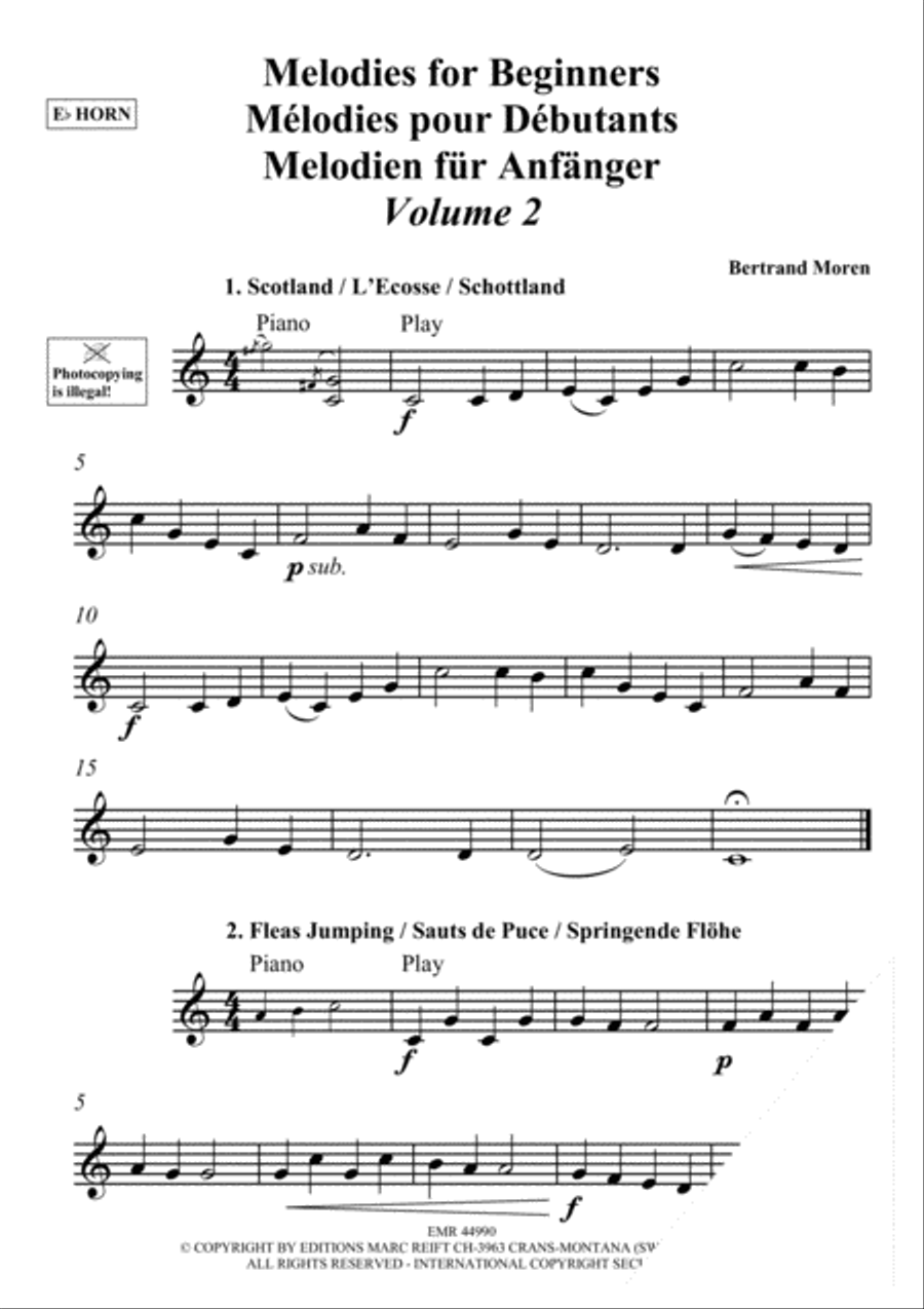 Melodies for Beginners Volume 2 Horn scores gallery preview page 5