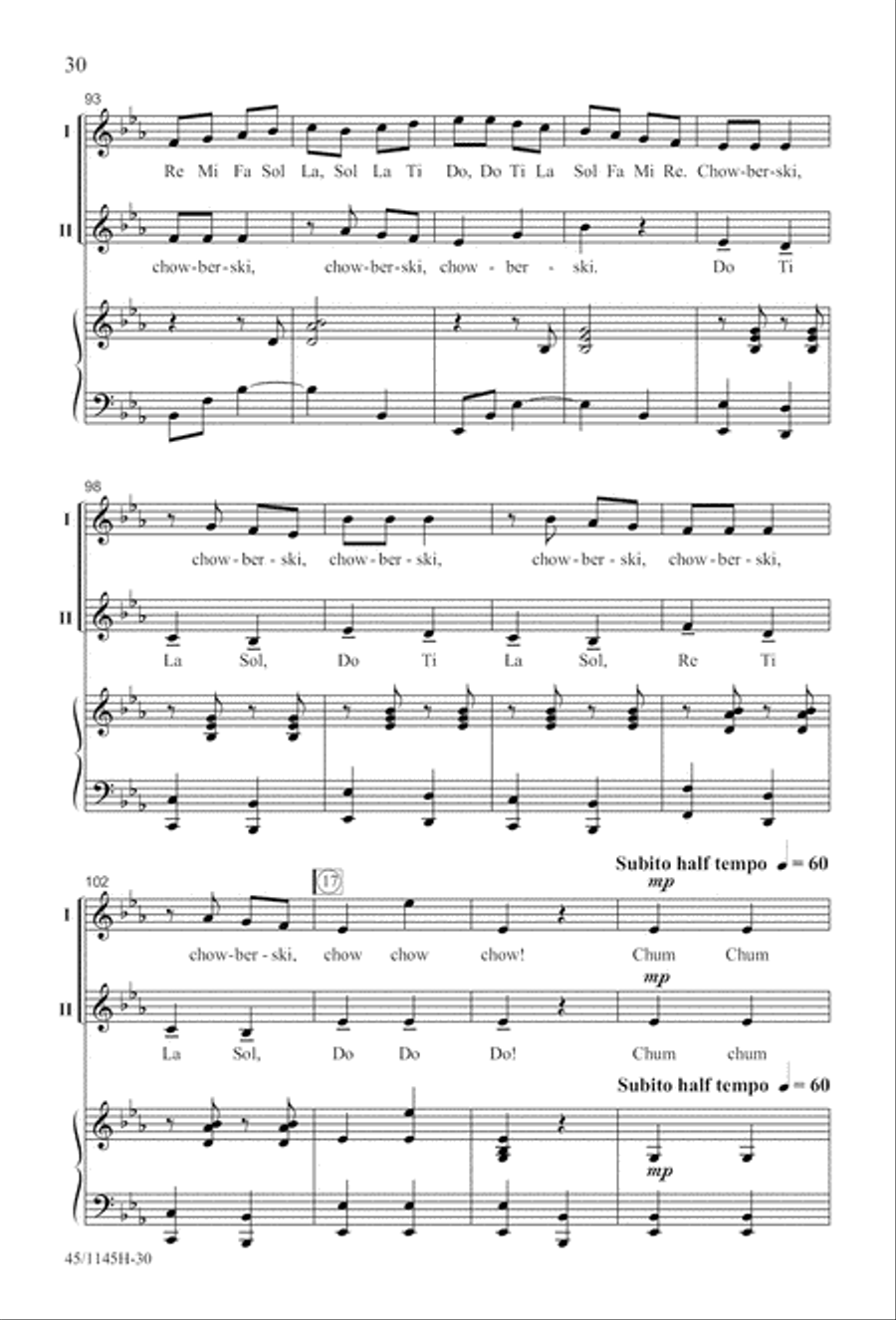 We Sing the World Around 2-Part scores gallery preview page 31