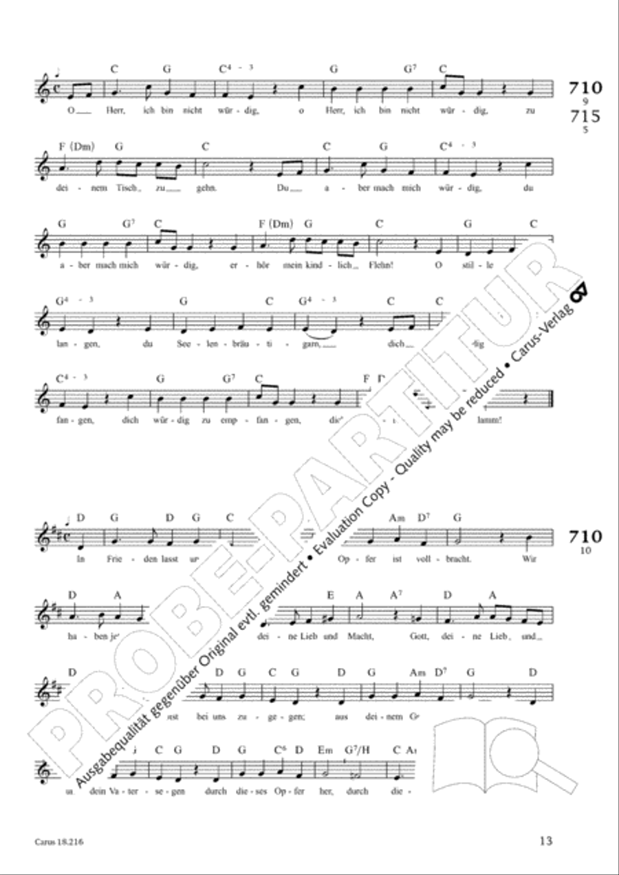 Gitarrenbuch zum Gotteslob. Eigenteile Osterreich / Bozen-Brixen Guitar scores gallery preview page 13