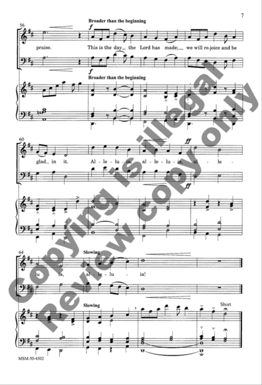 This Is the Day This Is the Day 3-Part scores gallery preview page 13