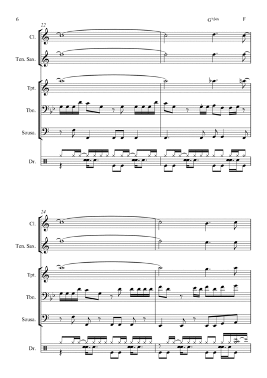 Bad Man (smooth Criminal) School and Community scores gallery preview page 6