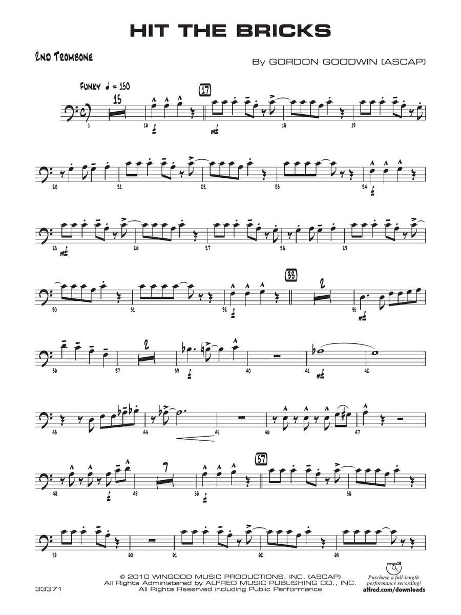 Hit the Bricks: 2nd Trombone