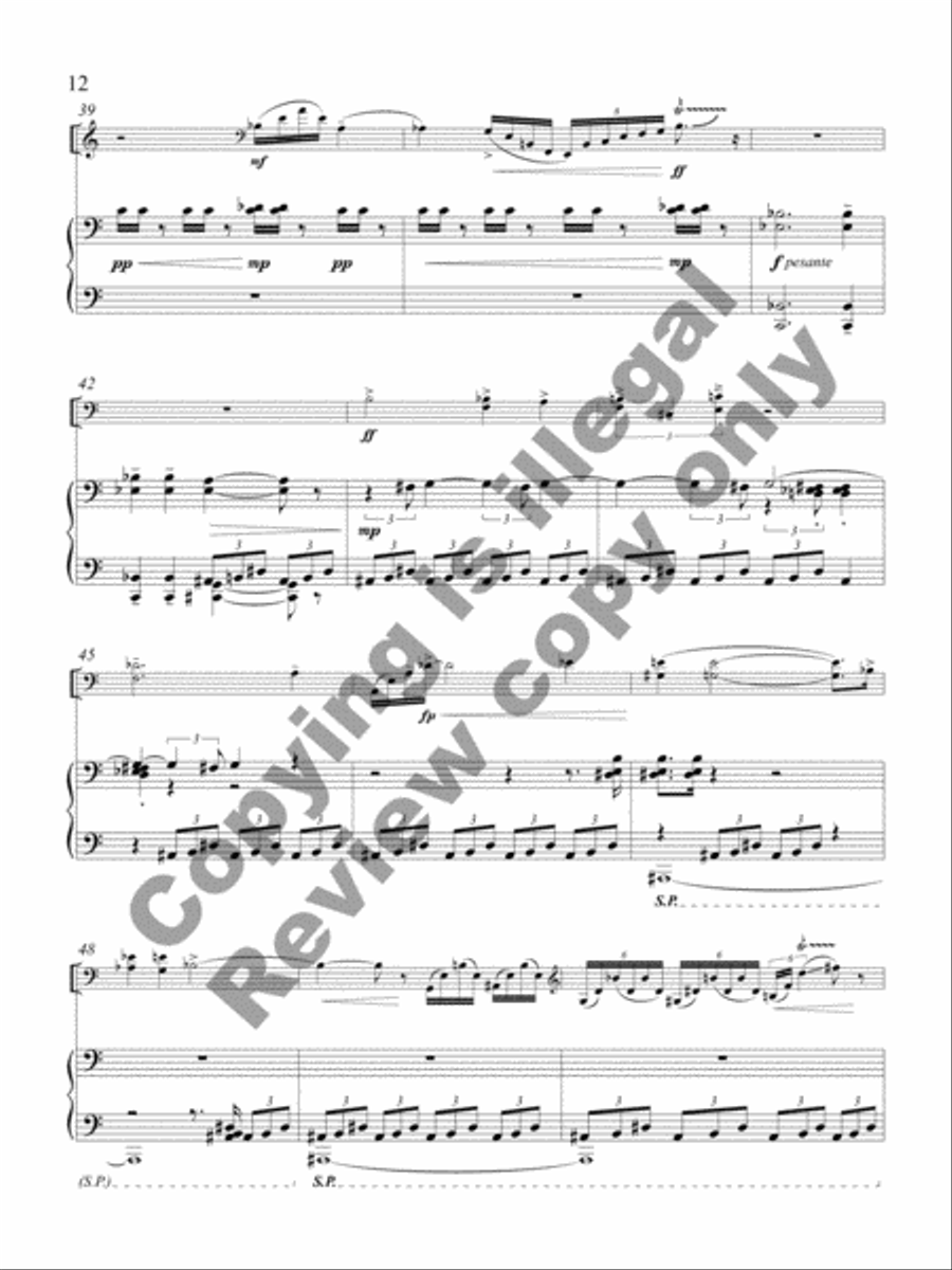 Legends of Kintamani (Cello/Piano Score) Orchestra scores gallery preview page 12
