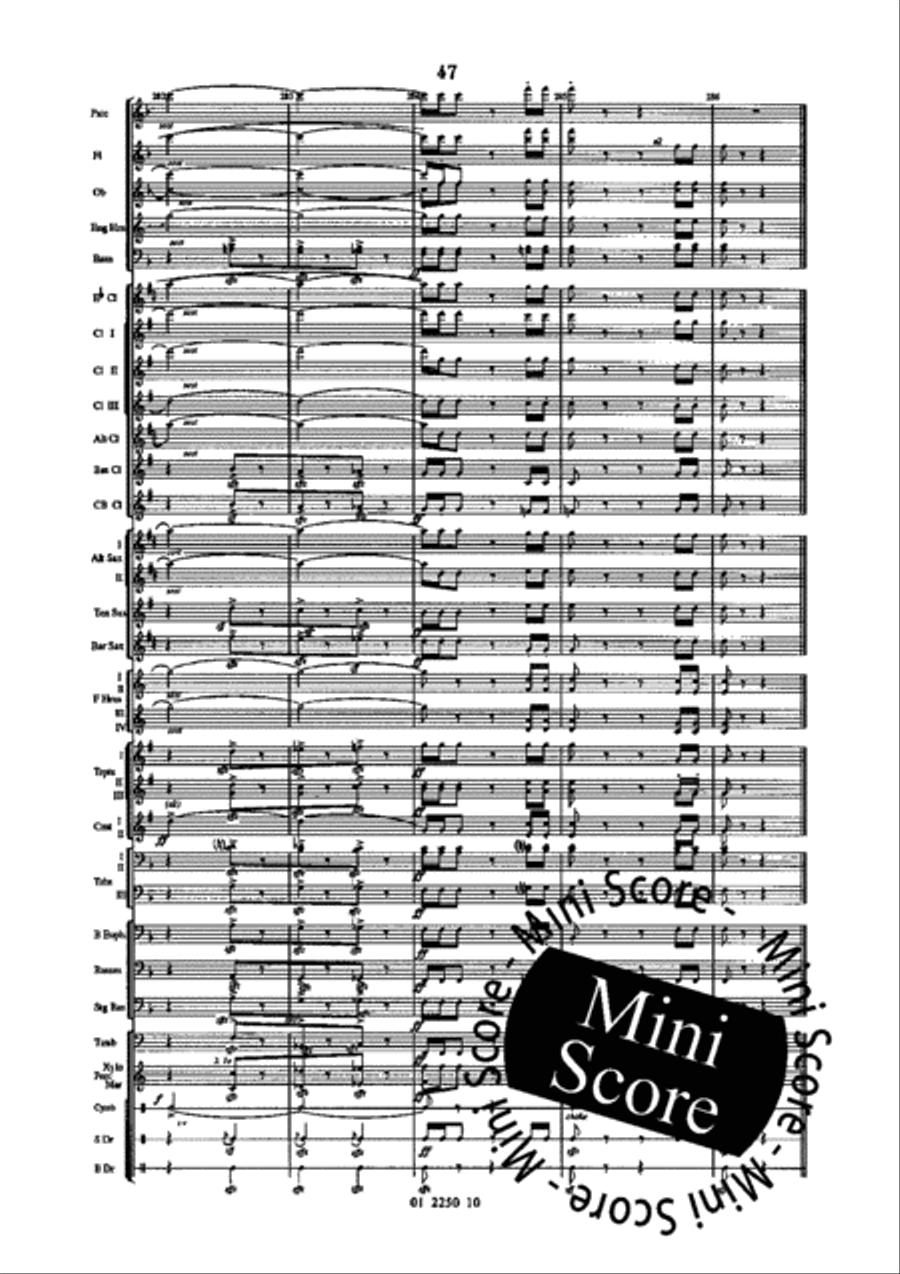 Evolutions Evolutions Concert Band scores gallery preview page 53