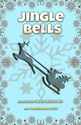 Book cover for Jingle Bells, Jazz Style, for Trombone Duet