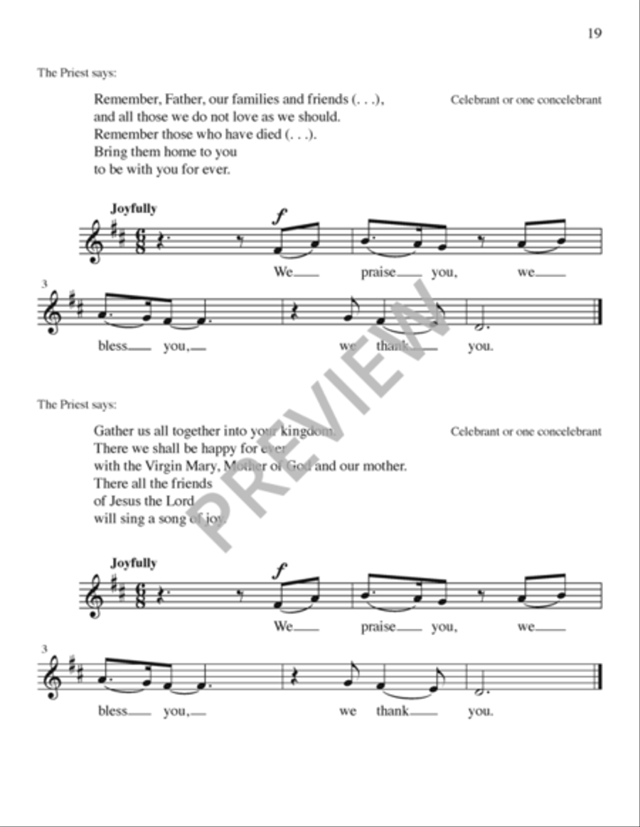 Ruah - Presider edition Ruah - Presider edition C Instrument scores gallery preview page 19