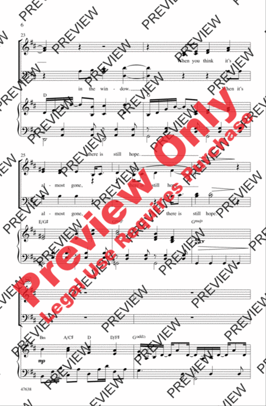 Light Light 4-Part scores gallery preview page 6