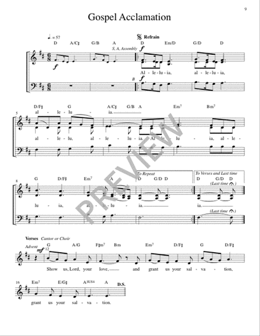 Mass of Joy and Peace - Guitar edition Guitar scores gallery preview page 9