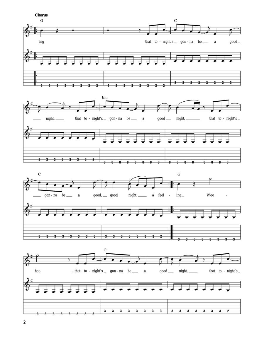 I Gotta Feeling I Gotta Feeling Acoustic Guitar scores gallery preview page 2