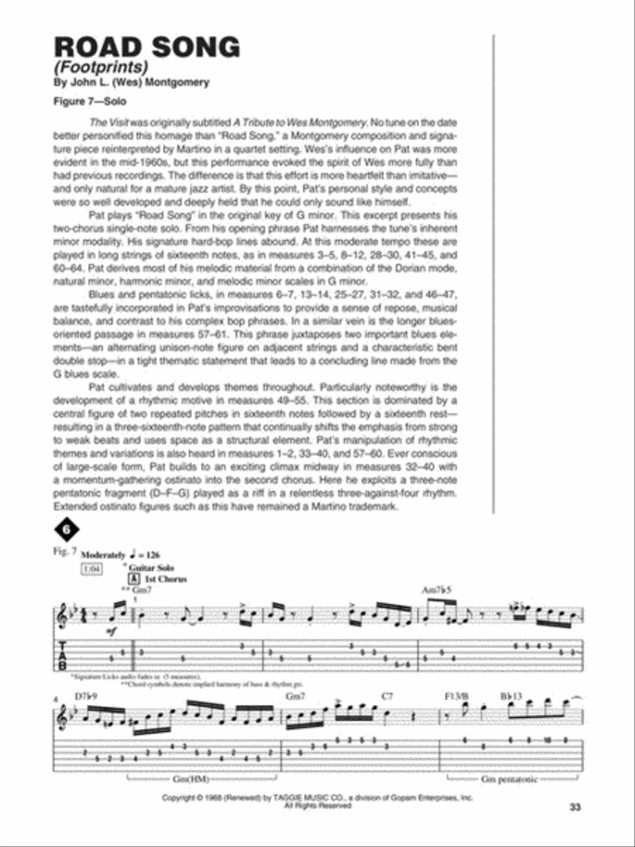 The Best of Pat Martino The Best of Pat Martino Electric Guitar scores gallery preview page 4