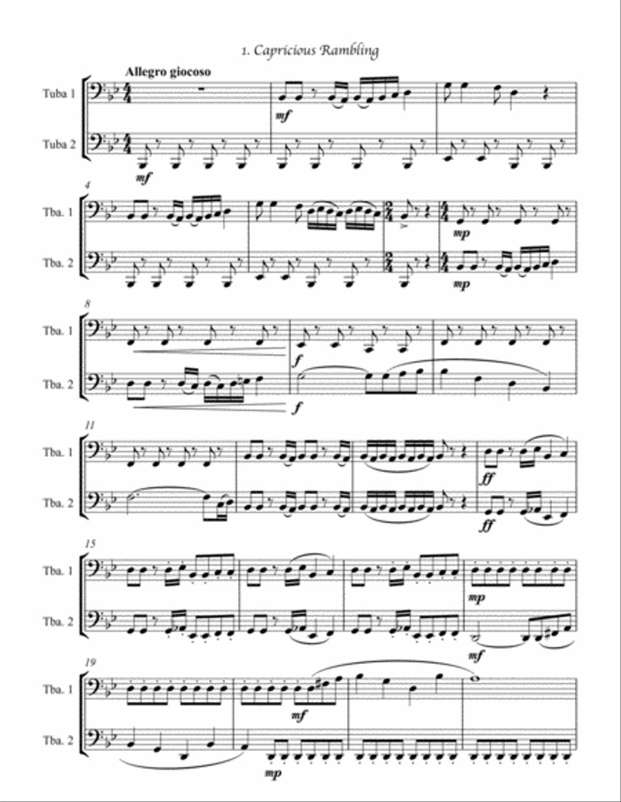 12 Duets for Tuba