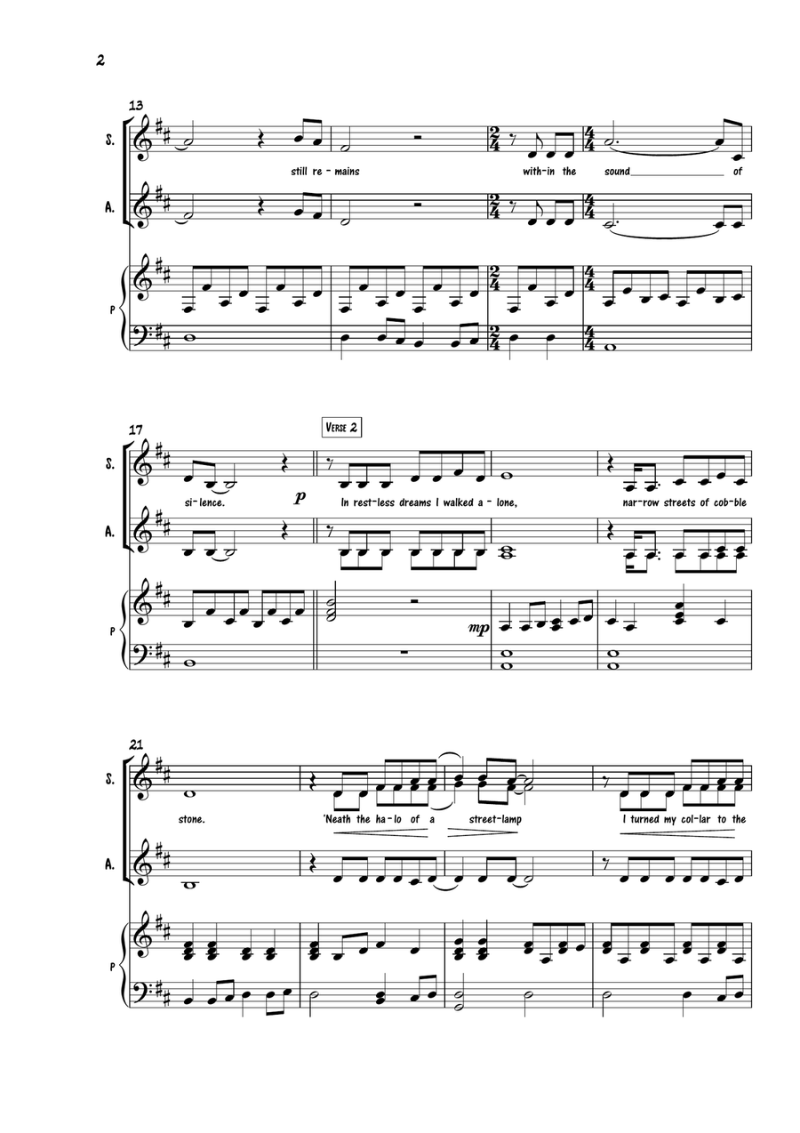 The Sound Of Silence The Sound Of Silence SA scores gallery preview page 2