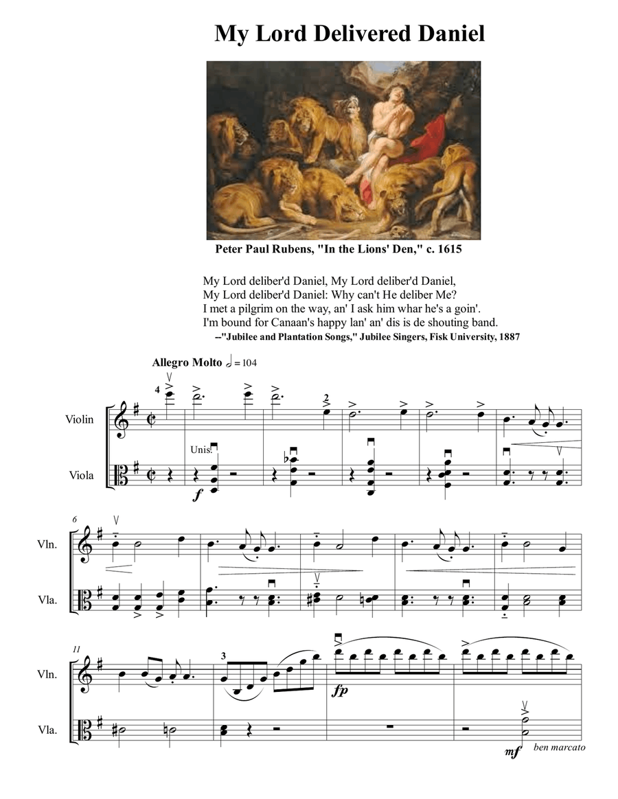 5 Spirituals and Dances from 