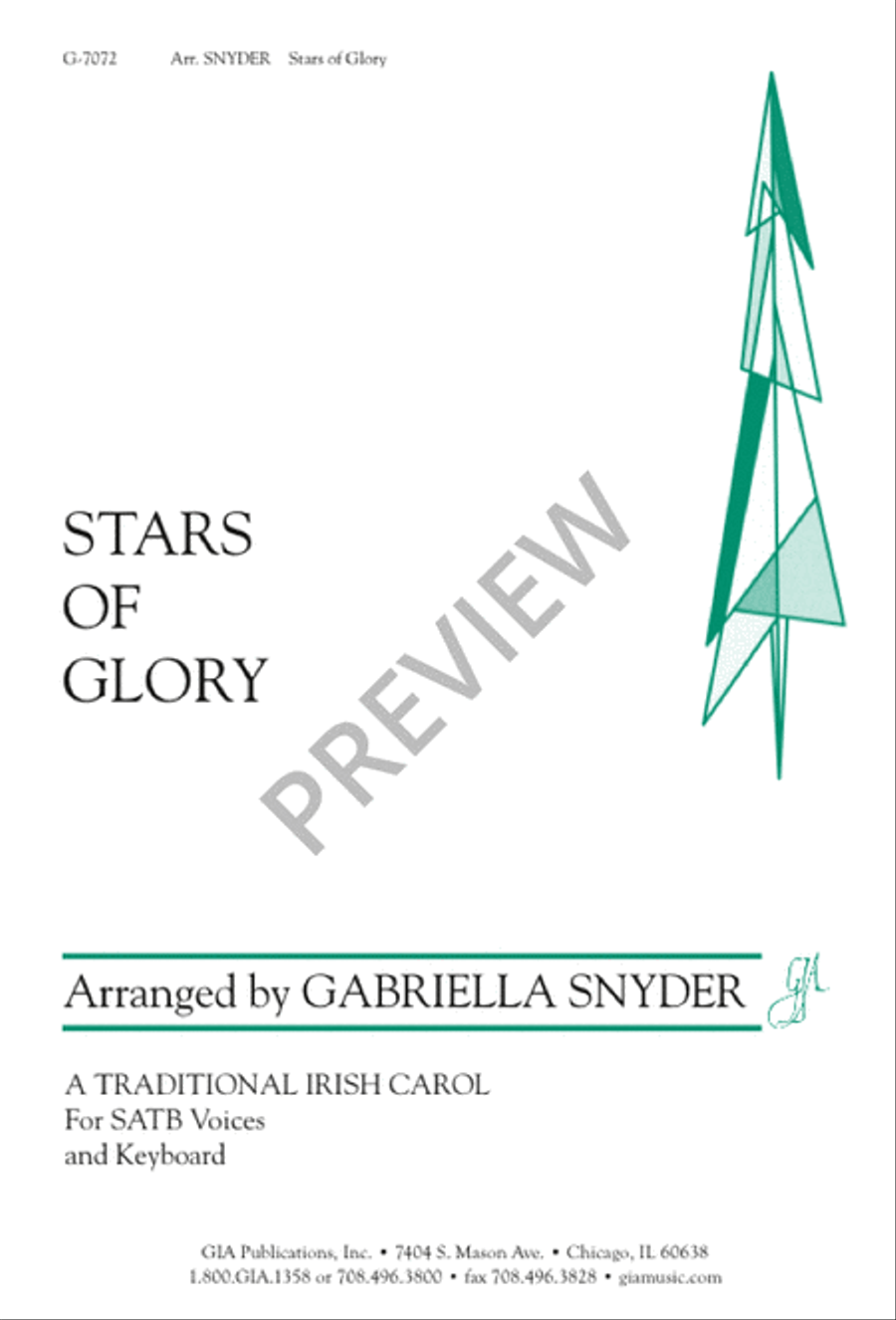 Stars of Glory Stars of Glory 4-Part scores gallery preview page 1