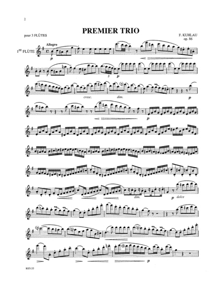 Three Grand Trios, Op. 86, Volume 1