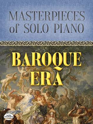 Book cover for Masterpieces of Solo Piano -- Baroque Era