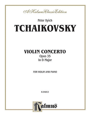 Book cover for Violin Concerto, Op. 35