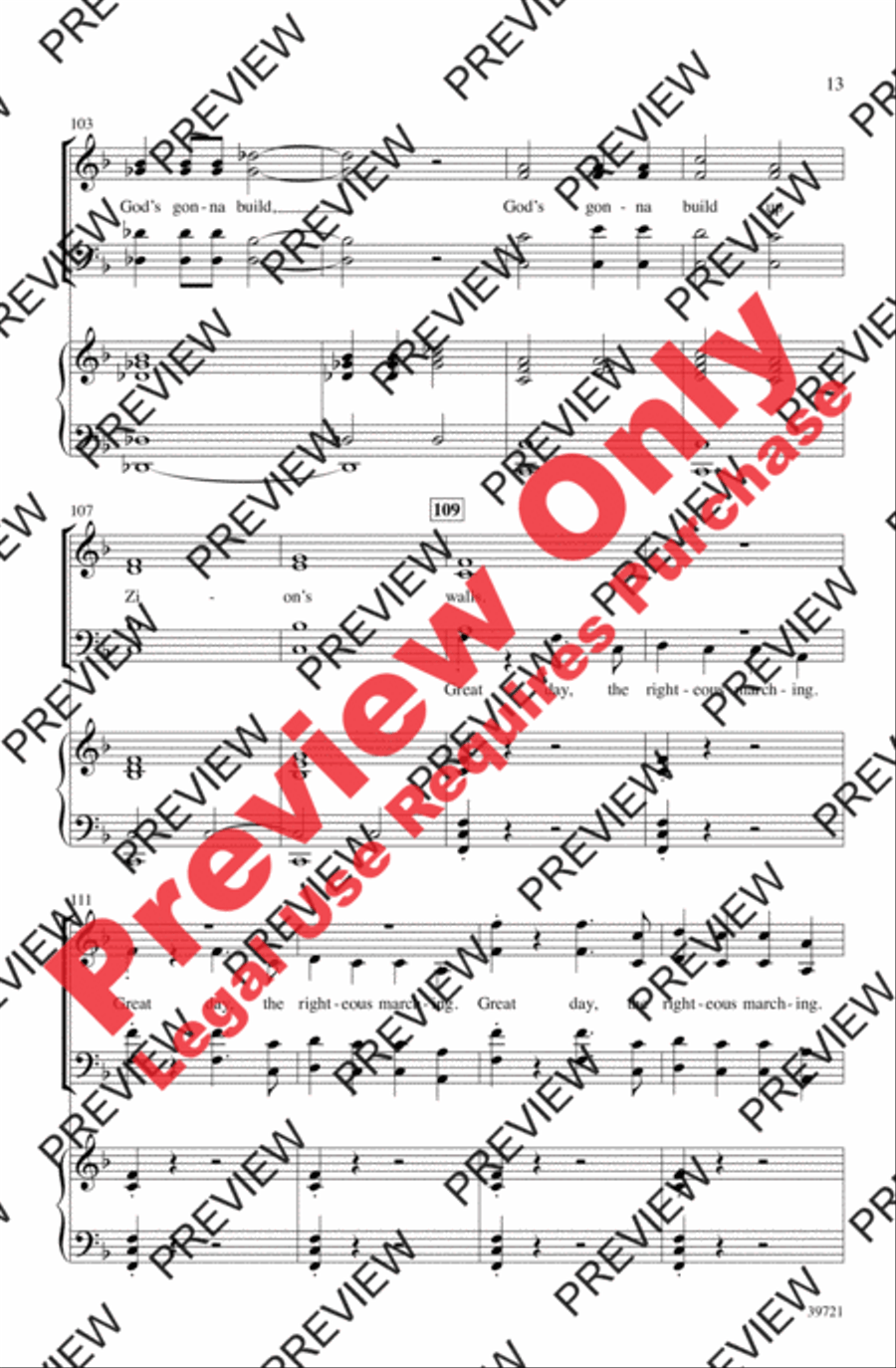 Great Day! Great Day! 4-Part scores gallery preview page 13