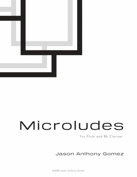Microludes for Flute and Bb Clarinet image number null