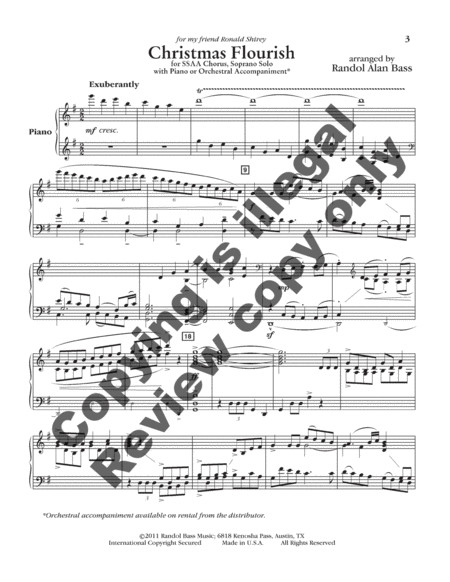 Christmas Flourish (Choral Score)