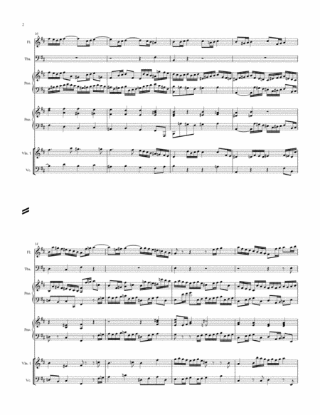 Bach: Sinfonia #3 in DM, BWV 789