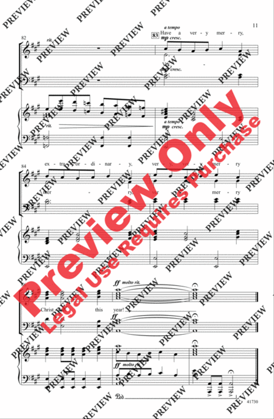 Have a Very Merry Christmas - SoundTrax CD (CD only) Choir scores gallery preview page 11