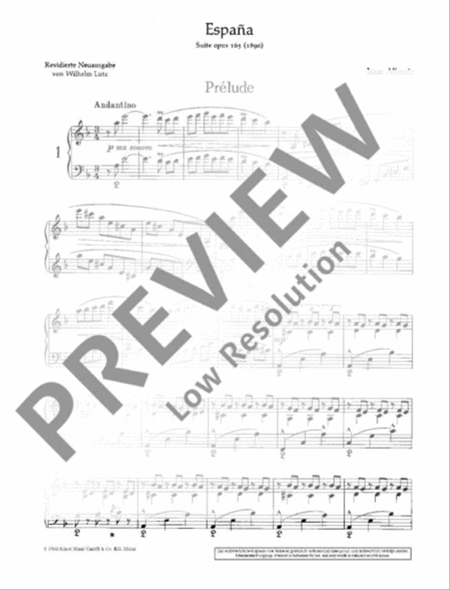 España Piano Solo scores gallery preview page 3