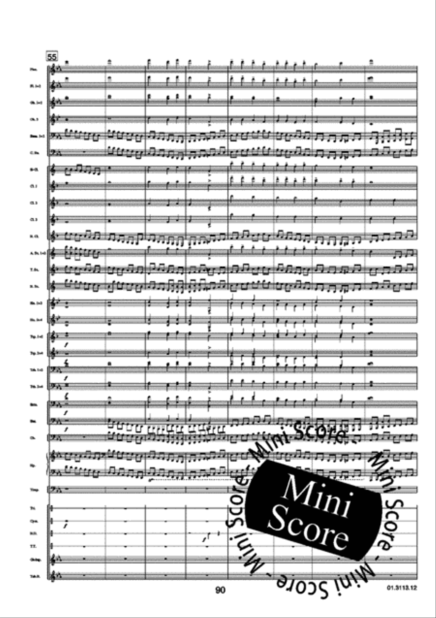 Pictures at an Exhibition Concert Band scores gallery preview page 94