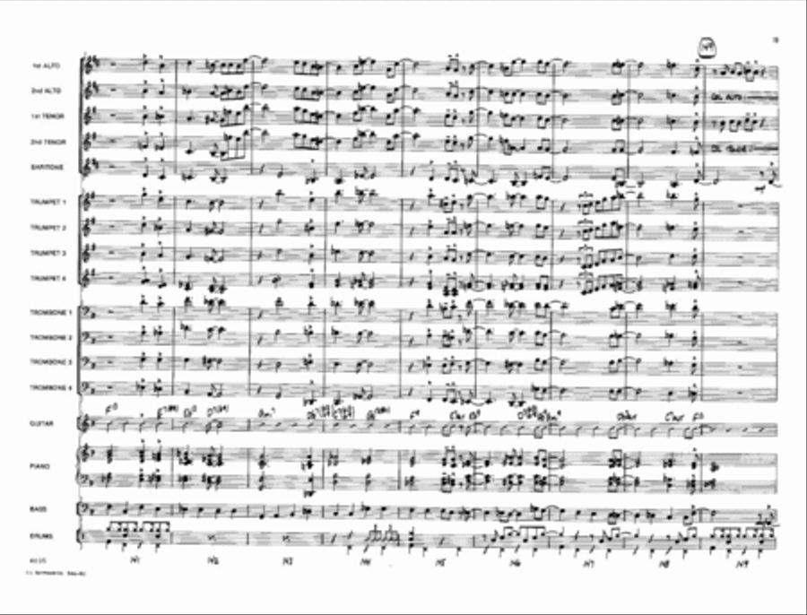 No Scuffle Shuffle Big Band scores gallery preview page 2