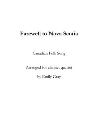 Farewell to Nova Scotia