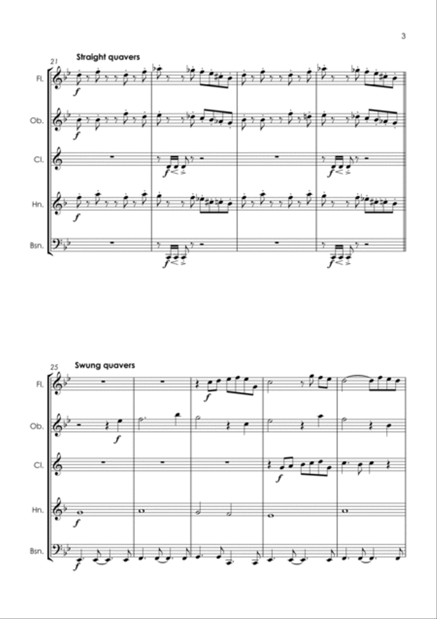 God Only Knows Woodwind Quintet scores gallery preview page 5