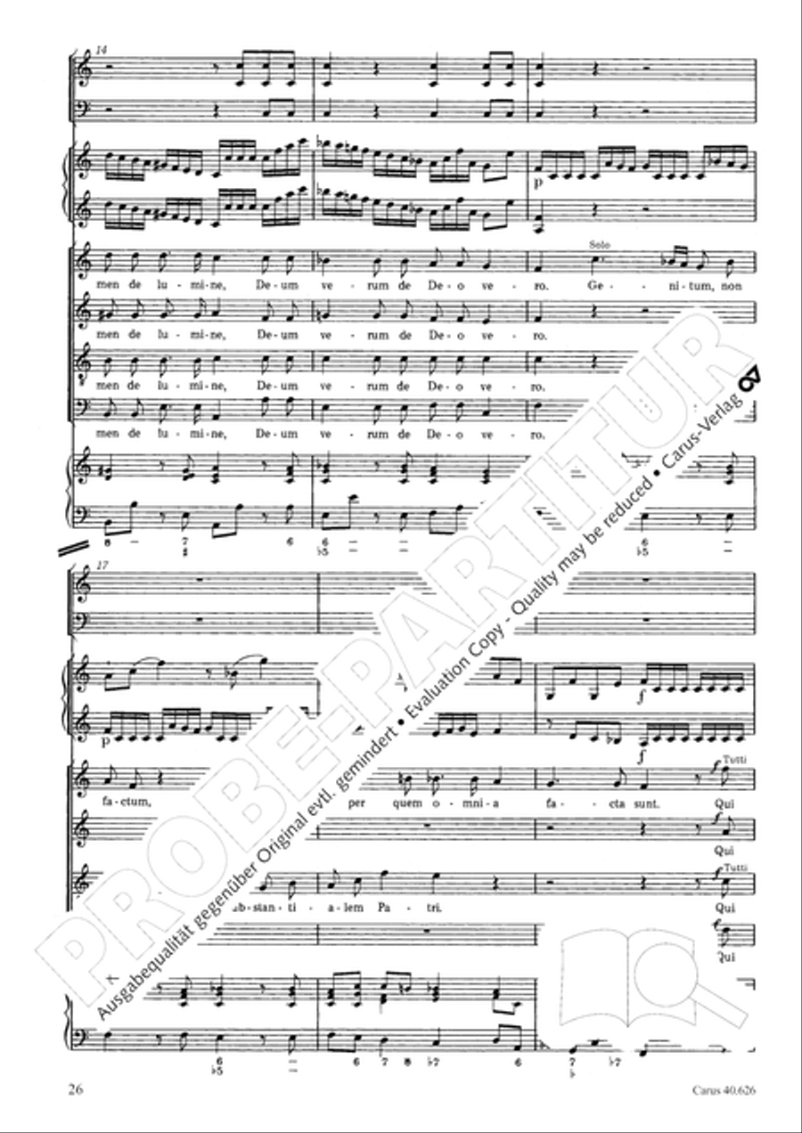 Mass in C Major Mass in C Major 4-Part scores gallery preview page 26