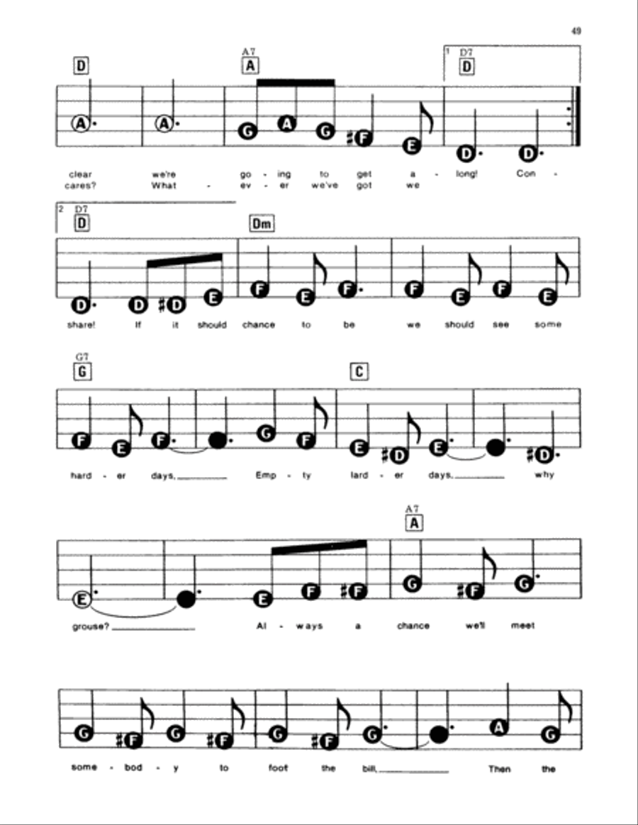 Consider Yourself (from Oliver!) Electronic Keyboard scores gallery preview page 2