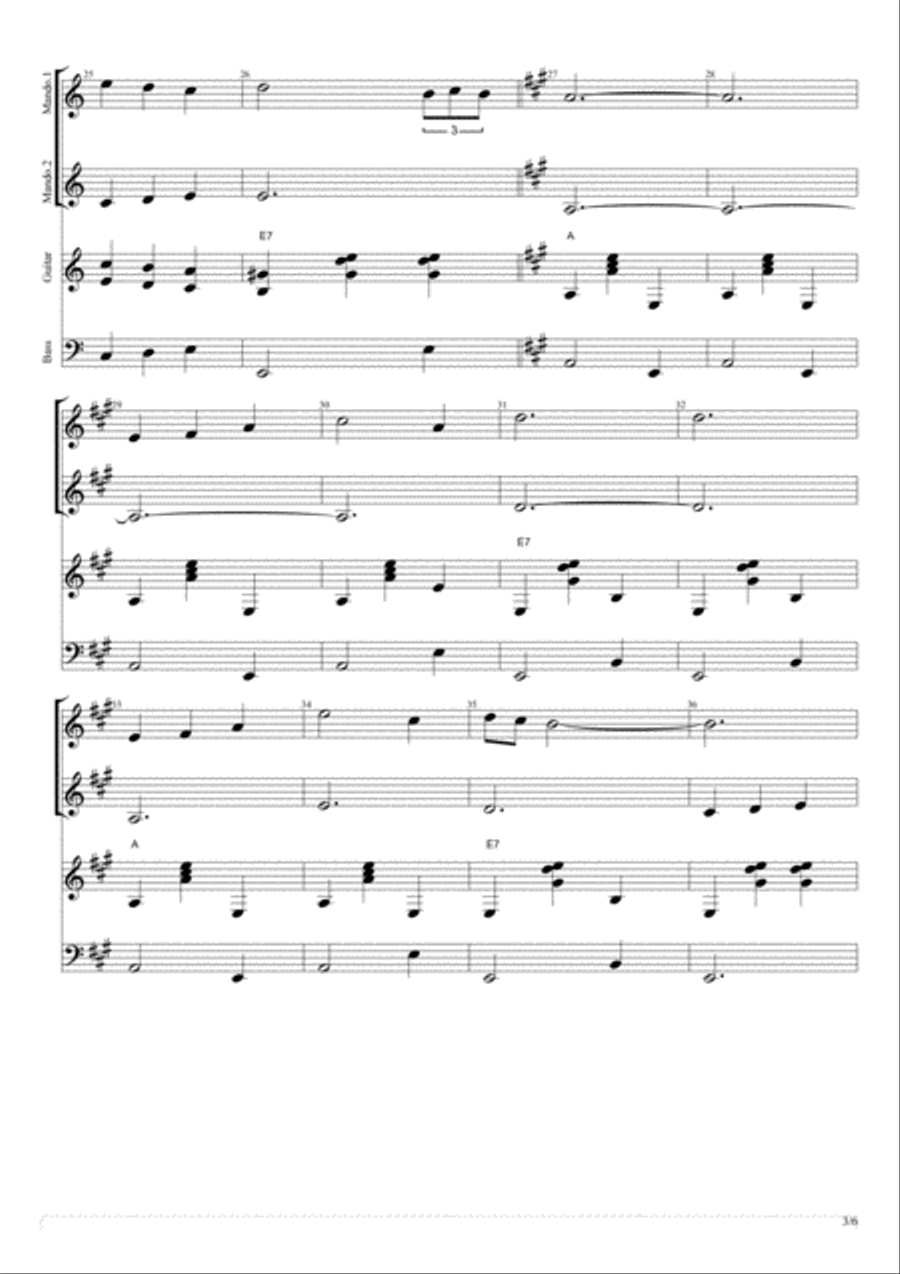 'A canzona 'e Napule Small Ensemble scores gallery preview page 3