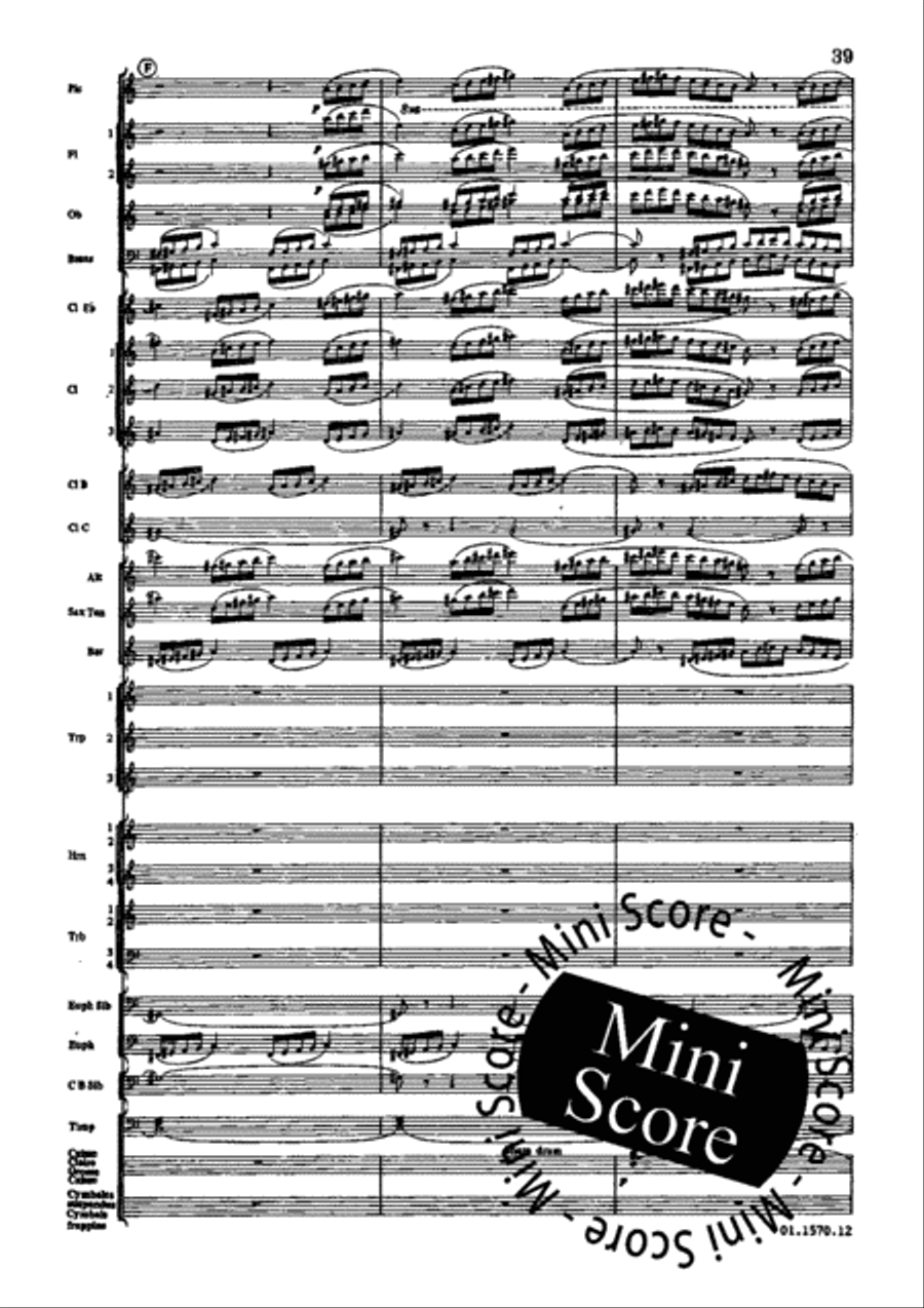 Poeme du Feu Concert Band scores gallery preview page 45