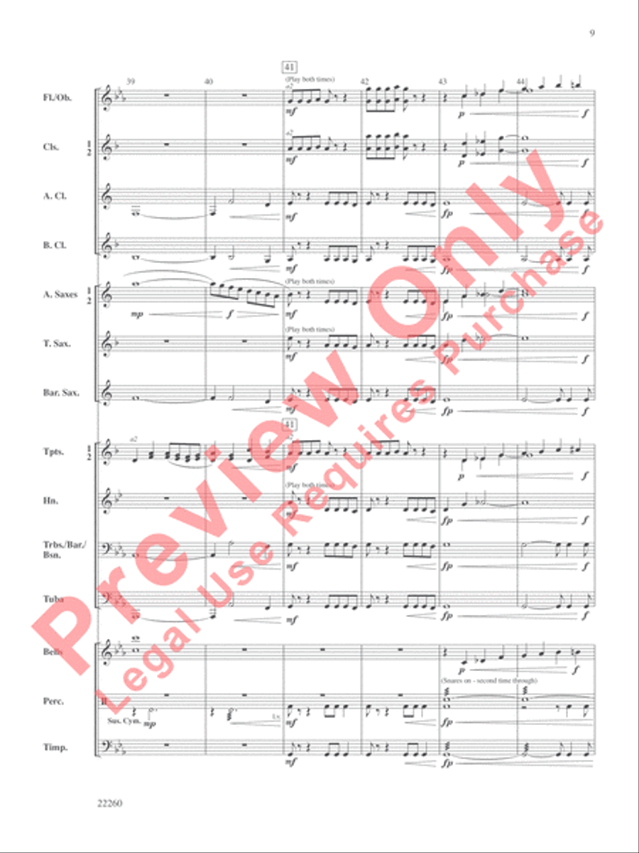 Bold Journey Bold Journey Concert Band scores gallery preview page 10