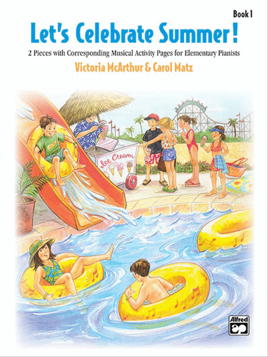 Let's Celebrate Summer, Book 1 Easy Piano scores gallery preview page 1