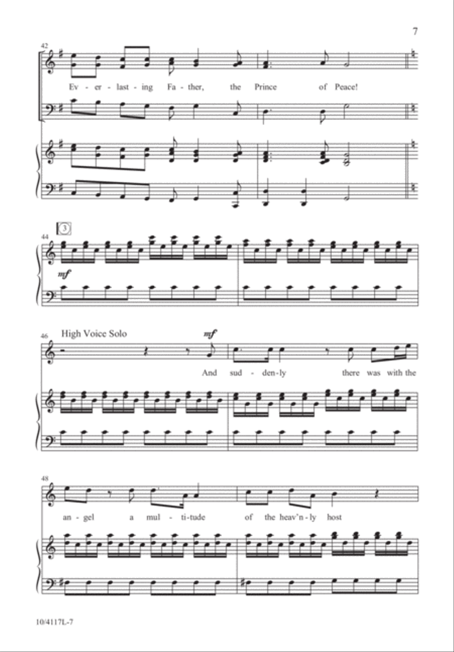 Messiah Christmas Suite Messiah Christmas Suite 3-Part scores gallery preview page 8