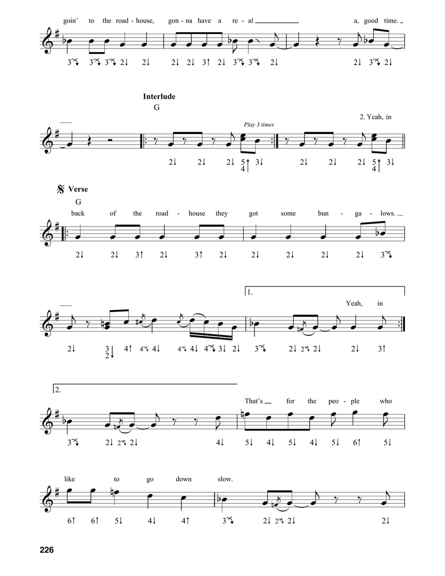 Roadhouse Blues Harmonica scores gallery preview page 2