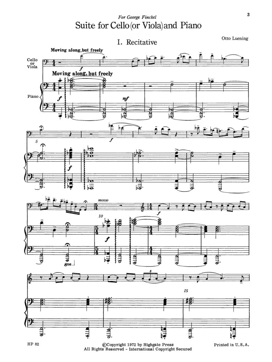 Suite Viola scores gallery preview page 1