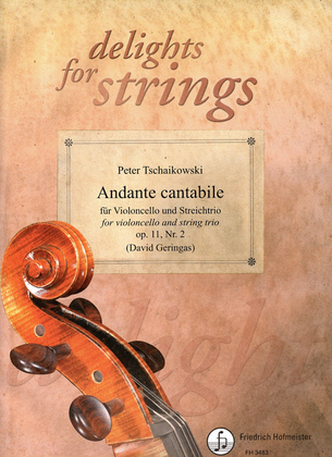 Book cover for Andante cantabile, op. 11, Nr. 2
