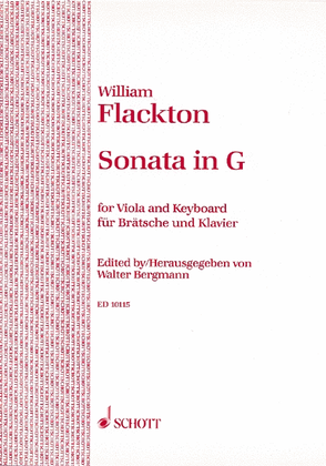 Book cover for Sonata G Major