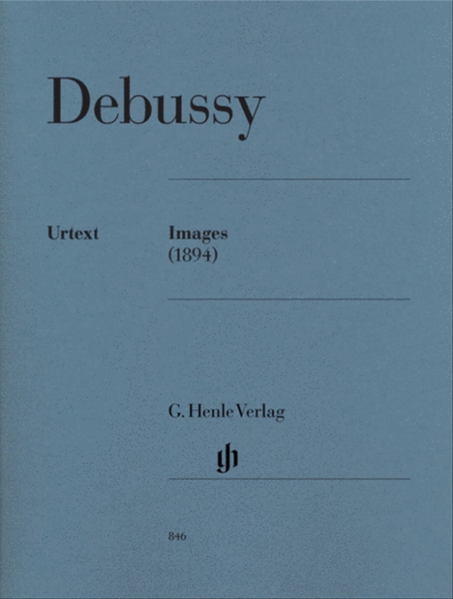 Debussy - Images 1894 Urtext Piano Solo scores gallery preview page 1