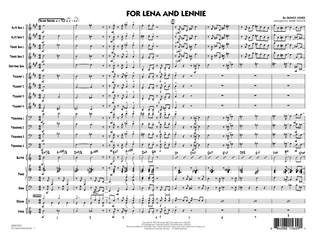For Lena And Lennie - Full Score