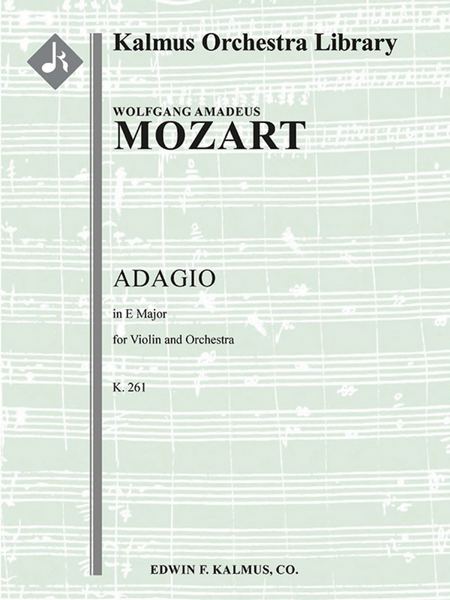 Adagio in E Major, K. 261