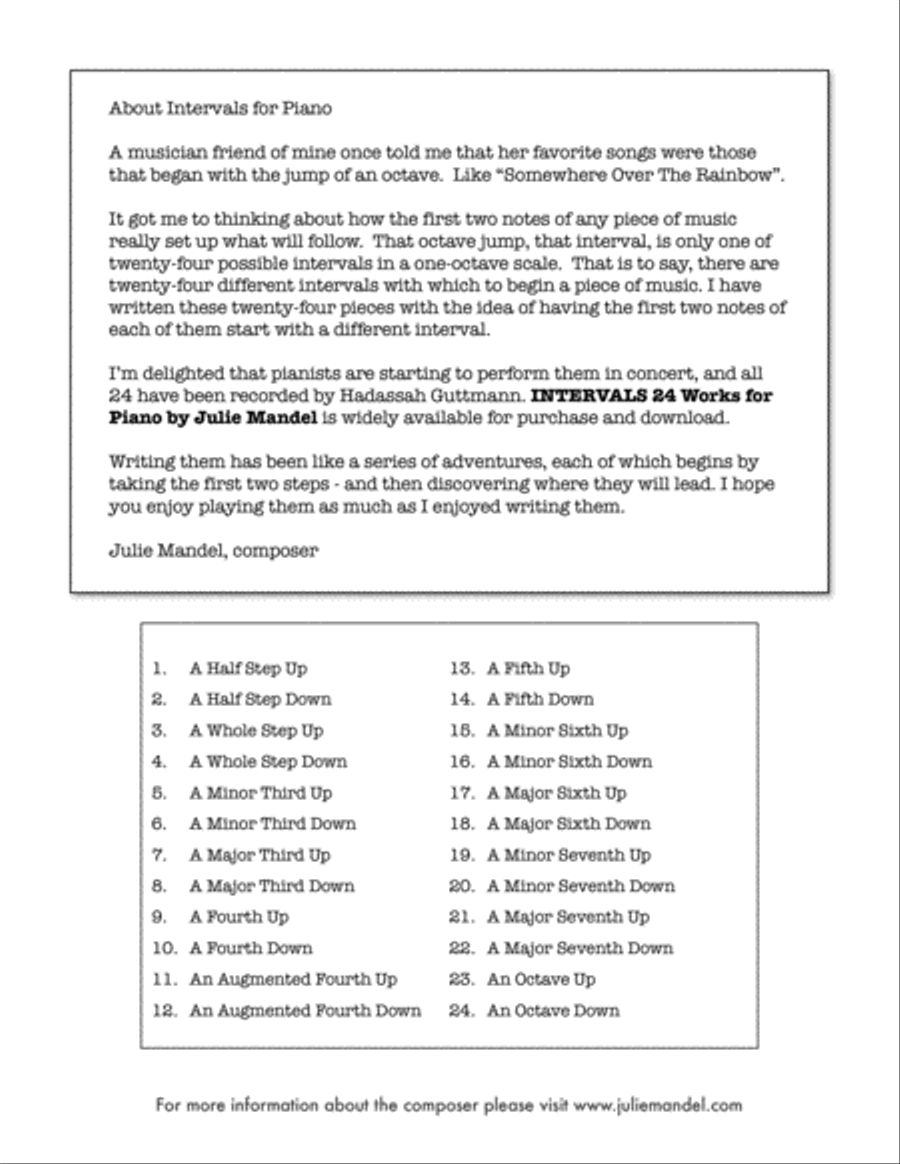 INTERVALS: 24 Works for Piano - 16. A Minor Sixth Down Piano Solo scores gallery preview page 2