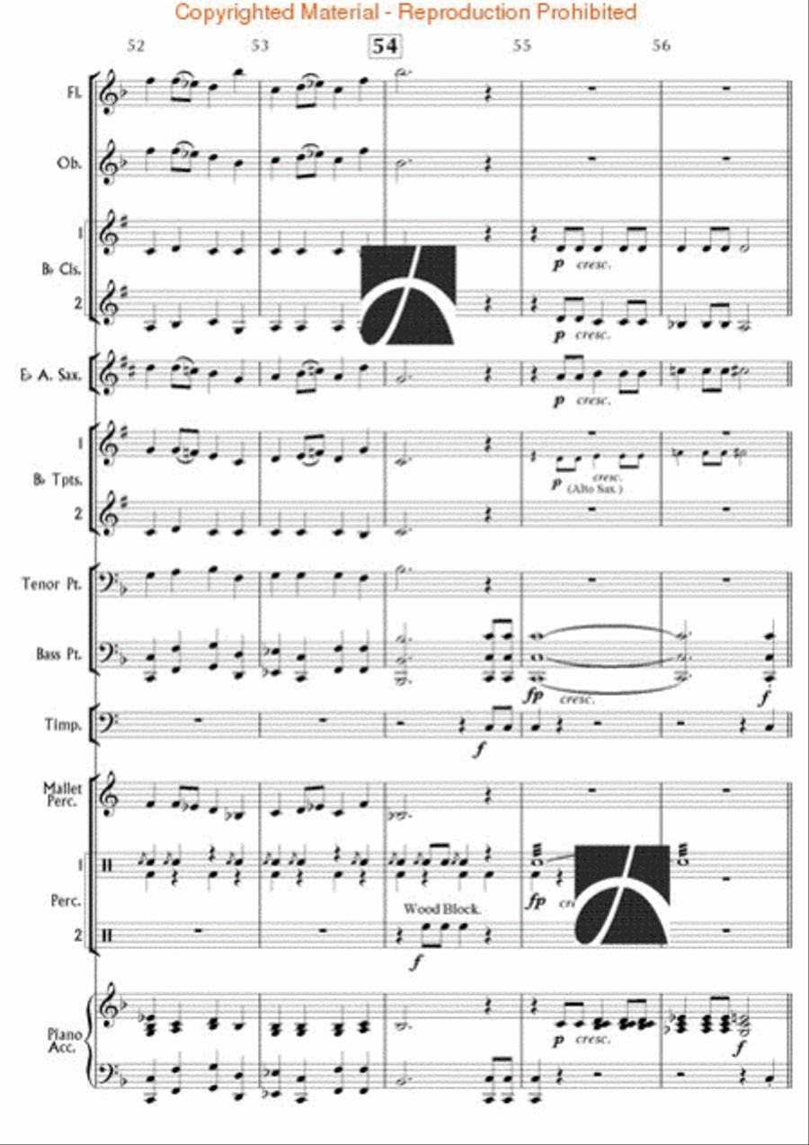 The Big Apple (A New York Symphony)(Symphony No. 2) Concert Band scores gallery preview page 12