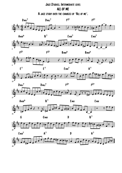 5 Intermediate jazz studies for Bb instruments image number null