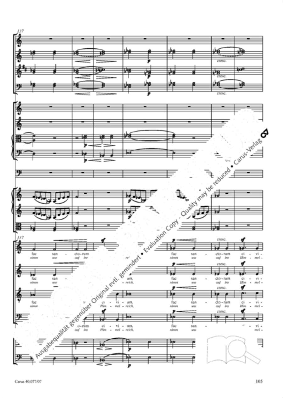 Lauda Sion 4-Part scores gallery preview page 118